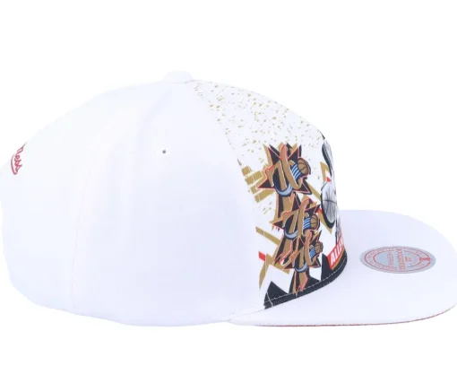 Philadelphia 76ers 90's Playa Allen Iverson White Snapback - Mitchell & Ness