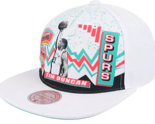 Philadelphia 76ers 90's Playa Allen Iverson White Snapback - Mitchell & Ness
