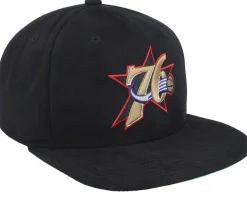 Philadelphia 76ers Sweet Suede Hwc Black Snapback - Mitchell & Ness
