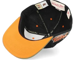 Philadelphia 76ers Take Flight Black/Green Fitted - Mitchell & Ness