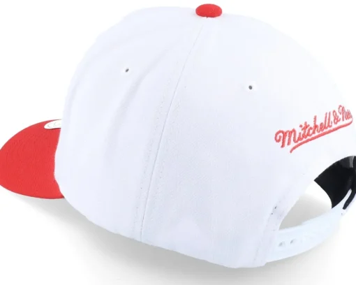 Philadelphia 76ers Team 2 Tone 2.0 Pro White/Red Adjustable - Mitchell & Ness