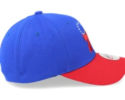 Philadelphia 76ers Team 2 Tone 2.0 Stretch Royal/Red Adjustable - Mitchell & Ness