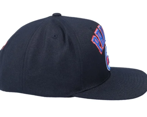 Philadelphia 76ers ZZ Black Snapback - Mitchell & Ness