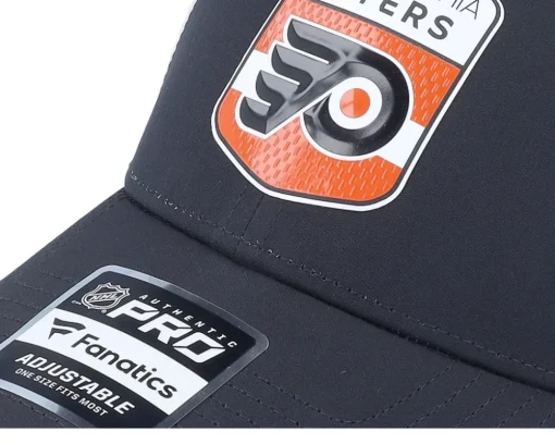 Philadelphia Flyers Authentic Pro Draft Podium Athletic Navy/White Trucker - Fanatics