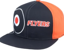 Philadelphia Flyers Big Logo NHL Vintage Black/Orange Snapback - Twins Enterprise