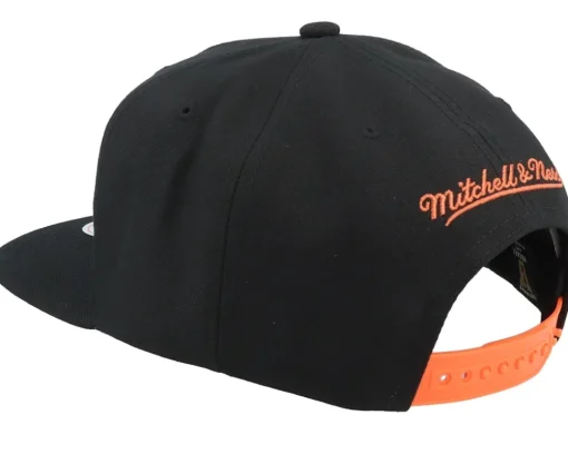 Philadelphia Flyers Retro Lock Up Black Snapback - Mitchell & Ness