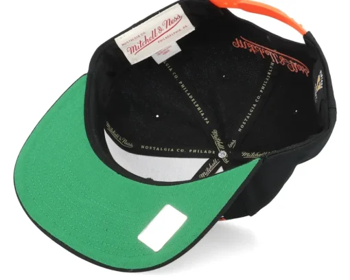 Philadelphia Flyers Retro Lock Up Black Snapback - Mitchell & Ness