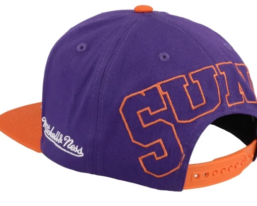 Phoenix Suns Back In Action Purple/Orange Snapback - Mitchell & Ness