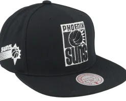 Phoenix Suns Evergreen Black/White Snapback - Mitchell & Ness