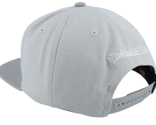 Phoenix Suns Metallic Grey Snapback - Mitchell & Ness