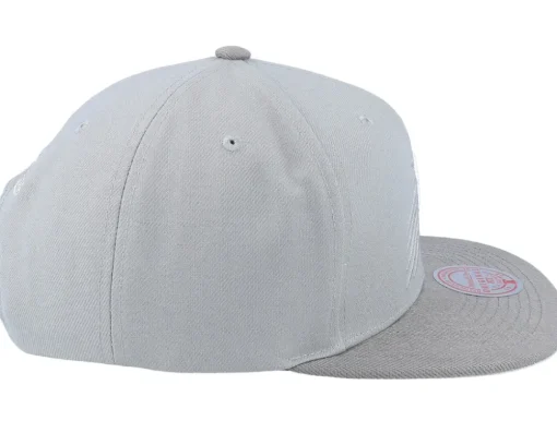 Phoenix Suns Metallic Grey Snapback - Mitchell & Ness