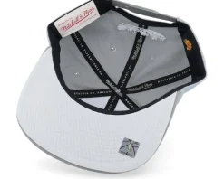 Phoenix Suns Metallic Grey Snapback - Mitchell & Ness