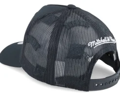 Phoenix Suns Monogram Black A-frame Trucker - Mitchell & Ness