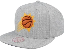 Phoenix Suns Team Heather 2.0 Grey Heather Snapback - Mitchell & Ness