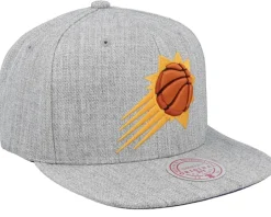 Phoenix Suns Team Heather 2.0 Grey Heather Snapback - Mitchell & Ness