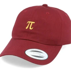 Pi Archimedes Constant Maroon Dad Cap - Iconic