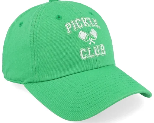 Pickle Ball Ballpark Pear Green Dad Cap - American Needle