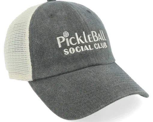 Pickle Ball Windale Ivory Charcoal Trucker - American Needle