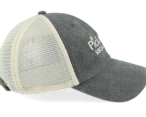 Pickle Ball Windale Ivory Charcoal Trucker - American Needle