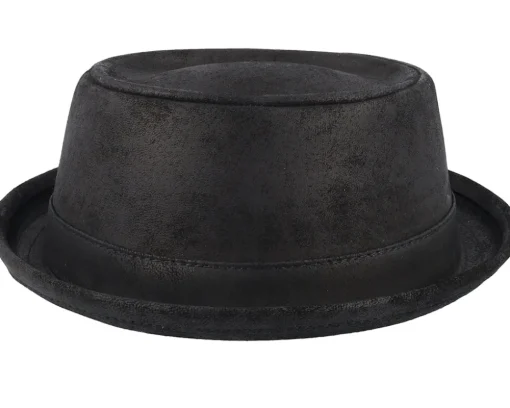 Pig Skin Black Pork Pie - Stetson
