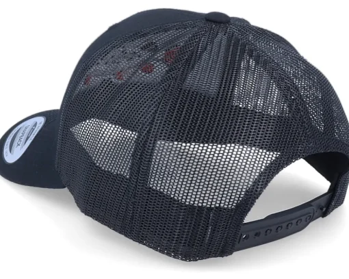 Pike Applique Black Trucker - Skillfish