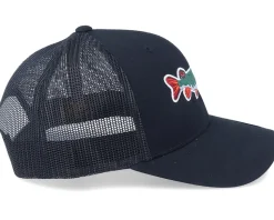 Pike Applique Black Trucker - Skillfish