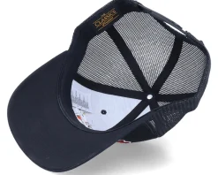 Pike Applique Black Trucker - Skillfish