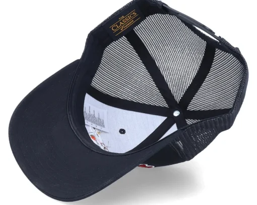 Pike Applique Black Trucker - Skillfish