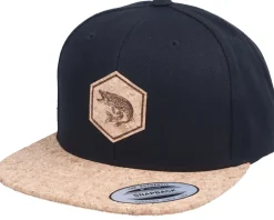 Pike Fish Patch Black/Cork Snapback - Skillfish