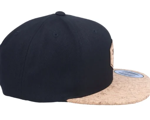 Pike Fish Patch Black/Cork Snapback - Skillfish