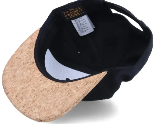 Pike Fish Patch Black/Cork Snapback - Skillfish