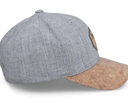 Pike Fish Patch Heather Grey/Cork Adjustable - Skillfish