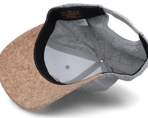 Pike Fish Patch Heather Grey/Cork Adjustable - Skillfish