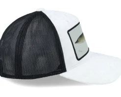 Pike Fishing Velvet White/Black Trucker - Skillfish