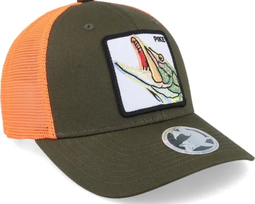 Pike Pro Fishing Dark Mash/Fluorescent Orange Trucker - Skillfish