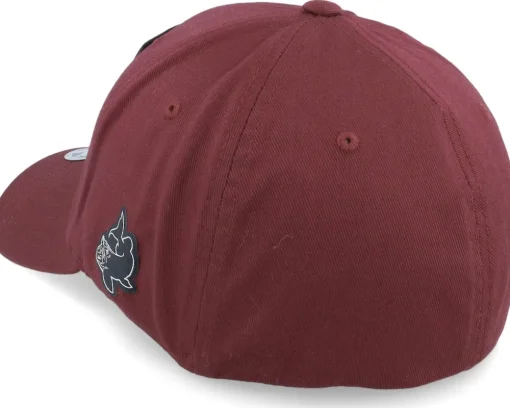 Pike Pro Fishing Wooly Combed Maroon Flexfit - Skillfish