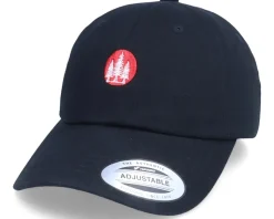 Pine Tree Logo Black Dad Cap - Iconic