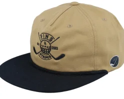 Pins & Stripes Logo Rope Khaki/Black Snapback - Pins & Stripes