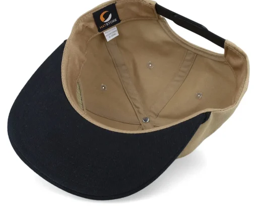 Pins & Stripes Logo Rope Khaki/Black Snapback - Pins & Stripes
