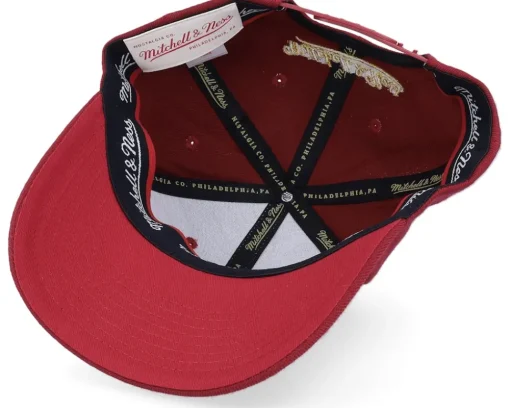 Pinscript 110 Red/Gold Adjustable - Mitchell & Ness