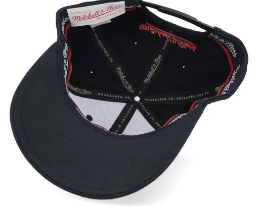Pinscript Black/Red Adjustable - Mitchell & Ness