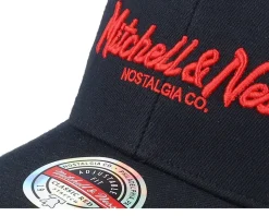Pinscript Black/Red Adjustable - Mitchell & Ness