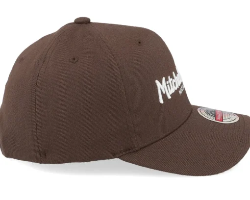 Pinscript Brown/White Adjustable - Mitchell & Ness
