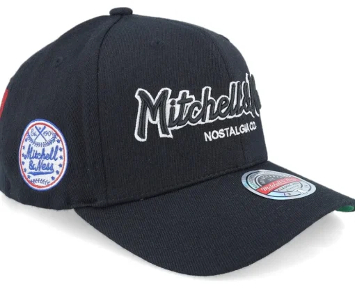 Pinscript Classic Red Hwc Timeline Black Adjustable - Mitchell & Ness