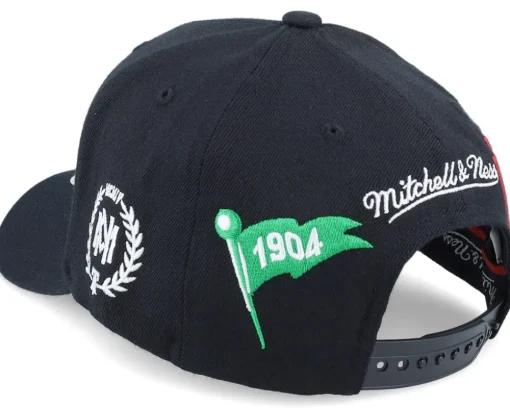 Pinscript Classic Red Hwc Timeline Black Adjustable - Mitchell & Ness