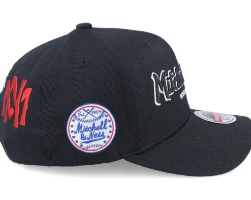 Pinscript Classic Red Hwc Timeline Black Adjustable - Mitchell & Ness