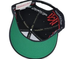 Pinscript Classic Red Hwc Timeline Black Adjustable - Mitchell & Ness