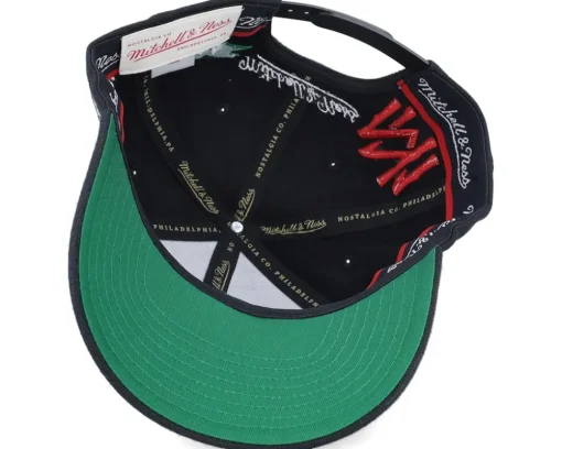 Pinscript Classic Red Hwc Timeline Black Adjustable - Mitchell & Ness
