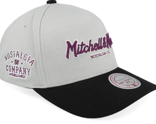 Pinscript Nostalgia Pro Crown Grey/Black A-Frame Adjustable - Mitchell & Ness
