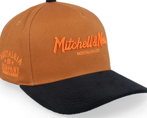 Pinscript Nostalgia Pro Crown Orange/Black A-Frame Adjustable - Mitchell & Ness